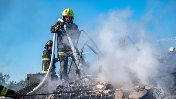 Пожар в Севастополе Пожар в Севастополе