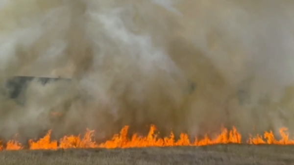 Пожар в Симферопольском районе