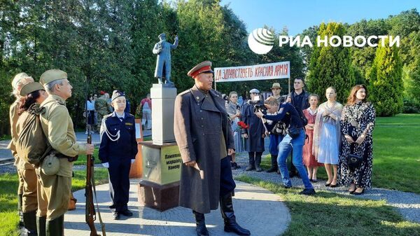 Парк с копиями военных памятников, снесенных в городах Европы, открылся в Калининграде