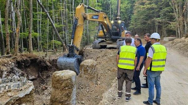 Ремонт дороги Бахчисарай - Ялта