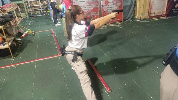 Воспитанники и тренеры спортивной школы олимпийского резерва по стрельбе им. В.С. Клименко