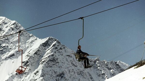 Подъем на склон горы