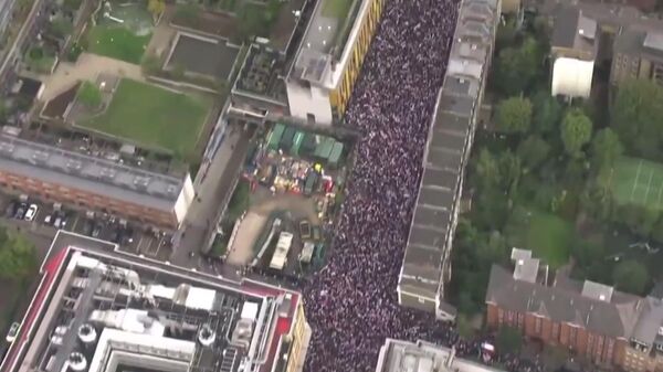 Массовые демонстрации в Лондоне