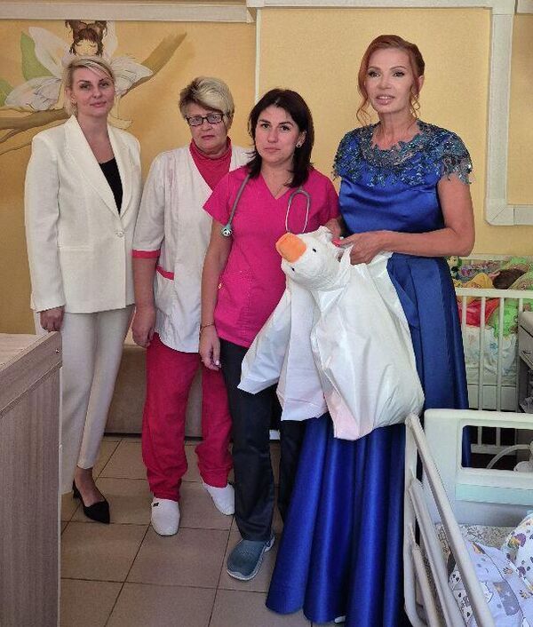 Крымский детский хоспис организовал визит Бледанс в паллиативное отделение больницы