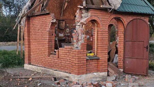 Последствия массированного удара ВСУ по Васильевке Запорожской области