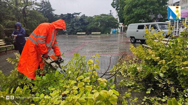 Последствия непогоды в Севастополе