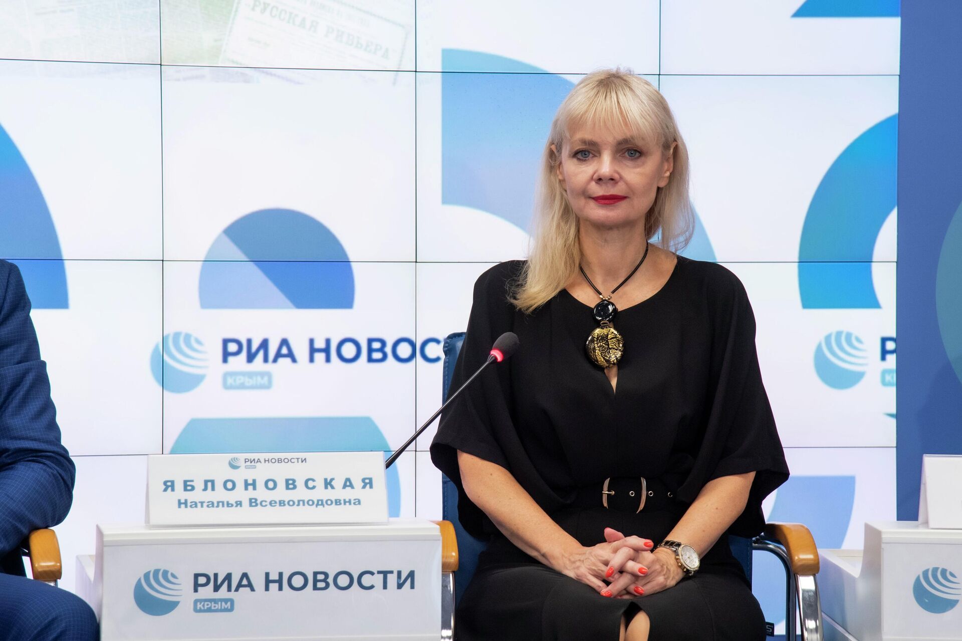 Профессор Института медиакоммуникаций, медиатехнологий и дизайна Крымского федерального университета имени В. И. Вернадского, автор книги Наталья Яблоновская - РИА Новости, 1920, 18.09.2025