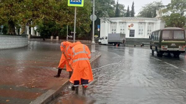 Последствия непогоды в Севастополе