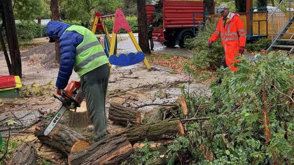 Последствия непогоды в Севастополе