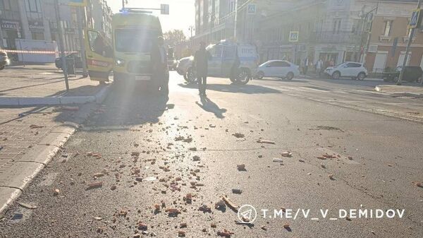 Беспилотник взорвался у здания администрации Белгорода