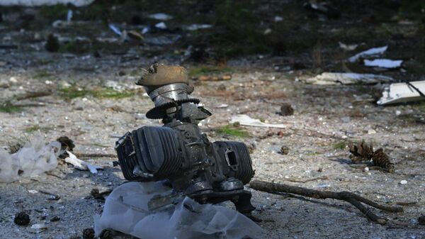 Школа в Форосе, в которую влетел украинский беспилотник