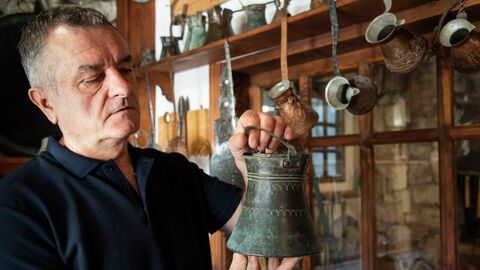 В таком медном сосуде мерьем хазаны роженице 40 дней после родов готовили пищу