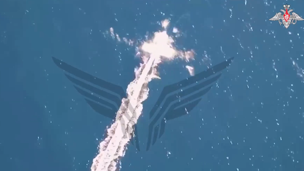 Видео уничтожения безэкипажного катера в Черном море