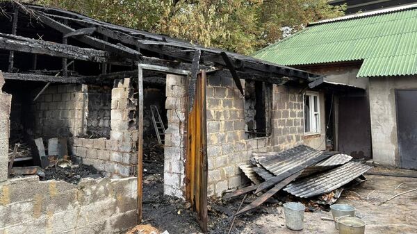 Пожар в приюте для животных в Москве