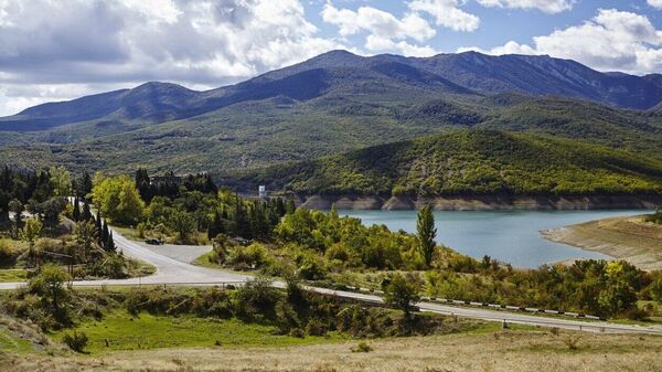 Изобильненское водохранилище в Крыму