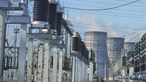 Электрическая подстанция Нововоронежской атомной электростанции
