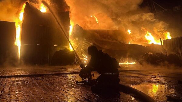 Украинские пожарные