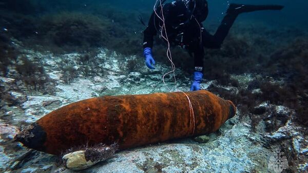 Уничтожение 250-килограммовой бомбы времен ВОВ в Севастополе Уничтожение 250-килограммовой бомбы времен ВОВ в Севастополе
