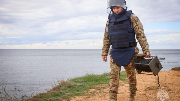 Уничтожение 250-килограммовой бомбы времен ВОВ в Севастополе 