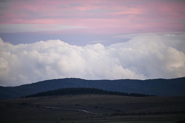 Вид на лес в Белогорском районе Крыма