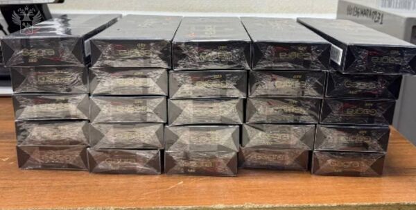 Таможенники в Адлере обнаружили 250 пачек сигарет в плюшевом медведе 