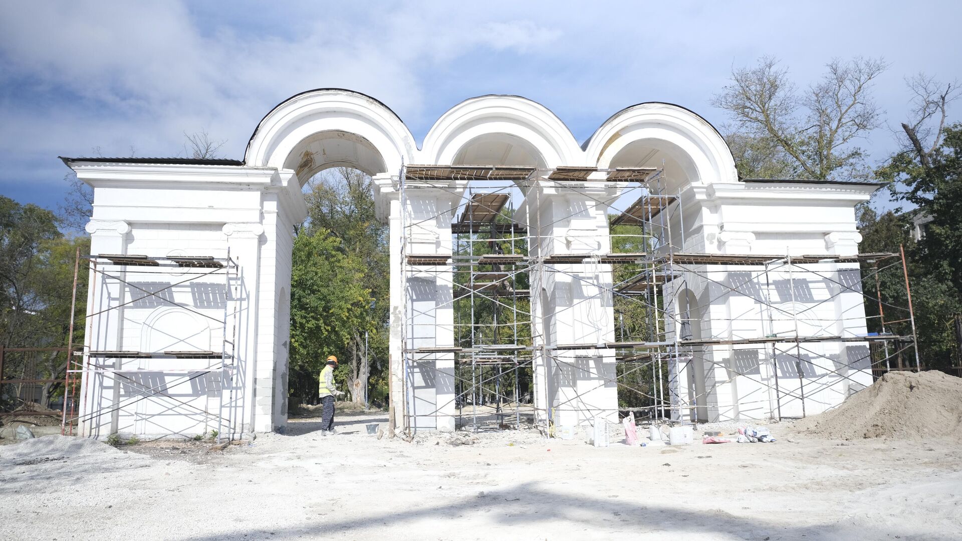 Реконструкция Парка имени Войкова в Керчи Реконструкция Парка имени Войкова в Керчи - РИА Новости, 1920, 22.10.2025