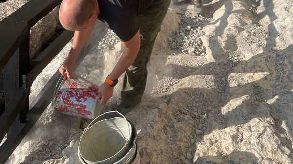 Обрушение скалы на эколого-просветительском маршруте Тропа Голицына