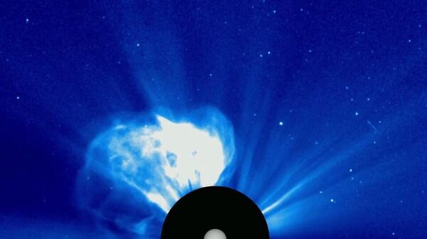 Крупный взрыв произошел на Солнце