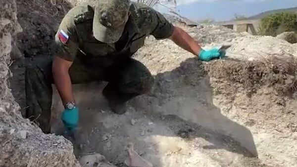 В Крыму следователи подняли останки жертв нацистских казней 1944 года