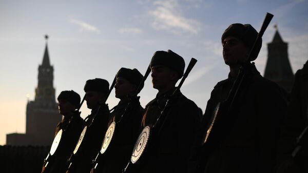 Марш, приуроченный к 77-й годовщине парада 1941 года