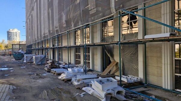 Строительство Крымского государственного детского центра театрального искусства