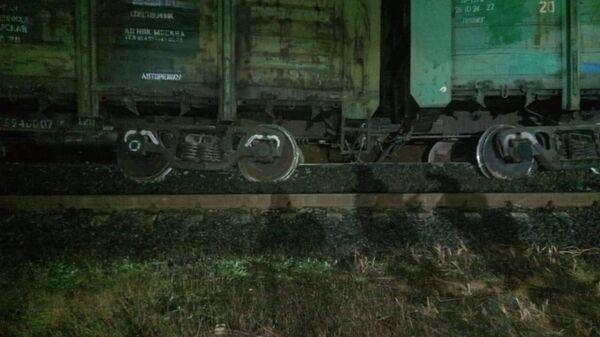 Четыре вагона с щебнем сошли с рельсов в Ленинградской области