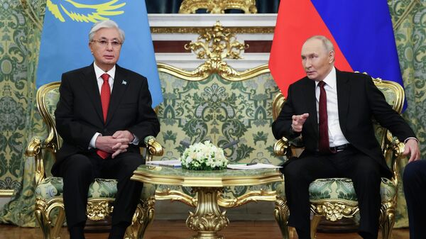 Переговоры президента Владимира Путина и президента Казахстана Касым-Жомарта Токаева