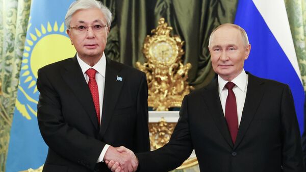 Переговоры президента Владимира Путина и президента Казахстана Касым-Жомарта Токаева