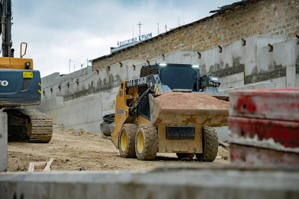Ремонт подпорной стены на Адмирала Октябрьского в Севастополе 