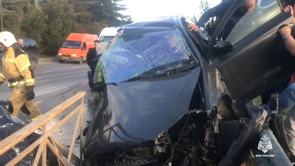 ДТП на Южнобережном шоссе в Крыму