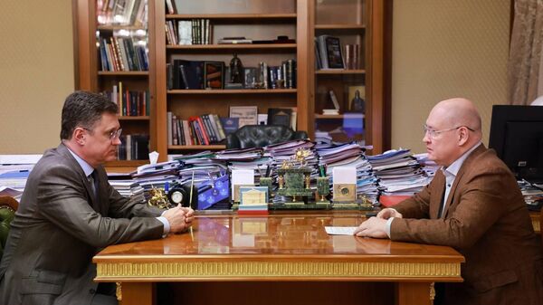 Александр Новак и Михаил Развожаев