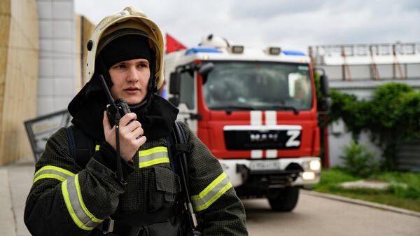 Учения МЧС в Симферополе