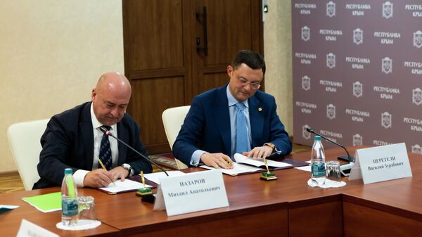 Подписание Соглашения о сотрудничестве между Правительством Республики Крым и Российской академии художеств