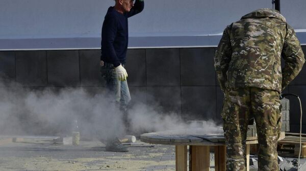 Строительство школы в Феодосии