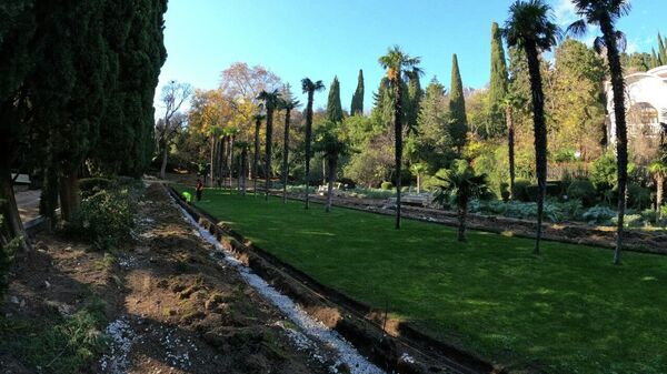 Ремонт парка-памятника Мисхорский в Ялте