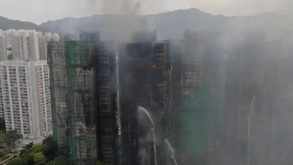 Пожар в Гонконге