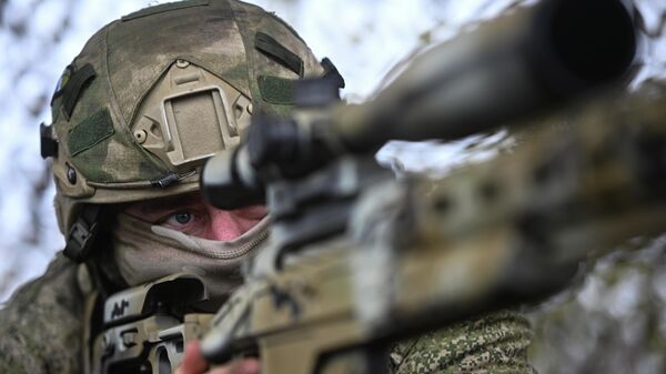 Снайпер 25-й общевойсковой армии группировки Запад