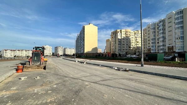 Строительство Античного проспекта в Севастополе