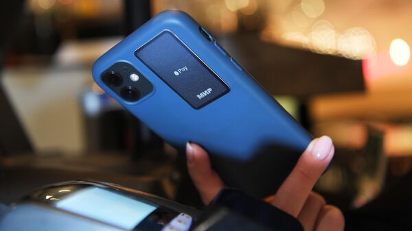 Оплата при помощи платежного стикера