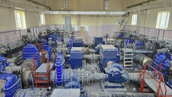 Строительство водовода в Евпатории