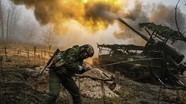 Боевая работа САУ Гиацинт-С 