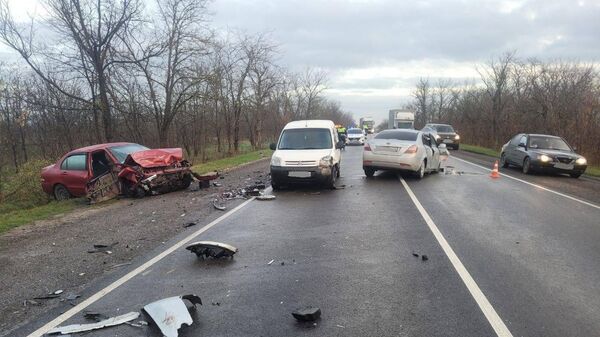 Массовая авария в Джанкойском районе Крыма