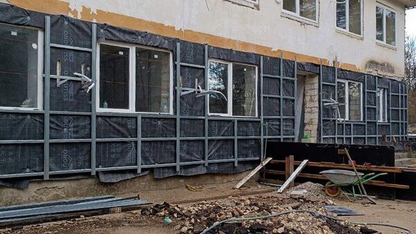 Строительство Бахчисарайского психоневрологического интерната 