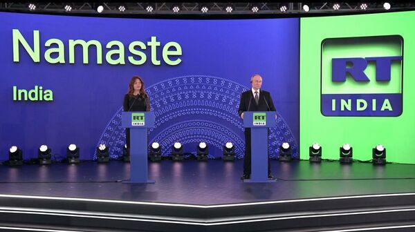 Открытие вещания телеканала RT India